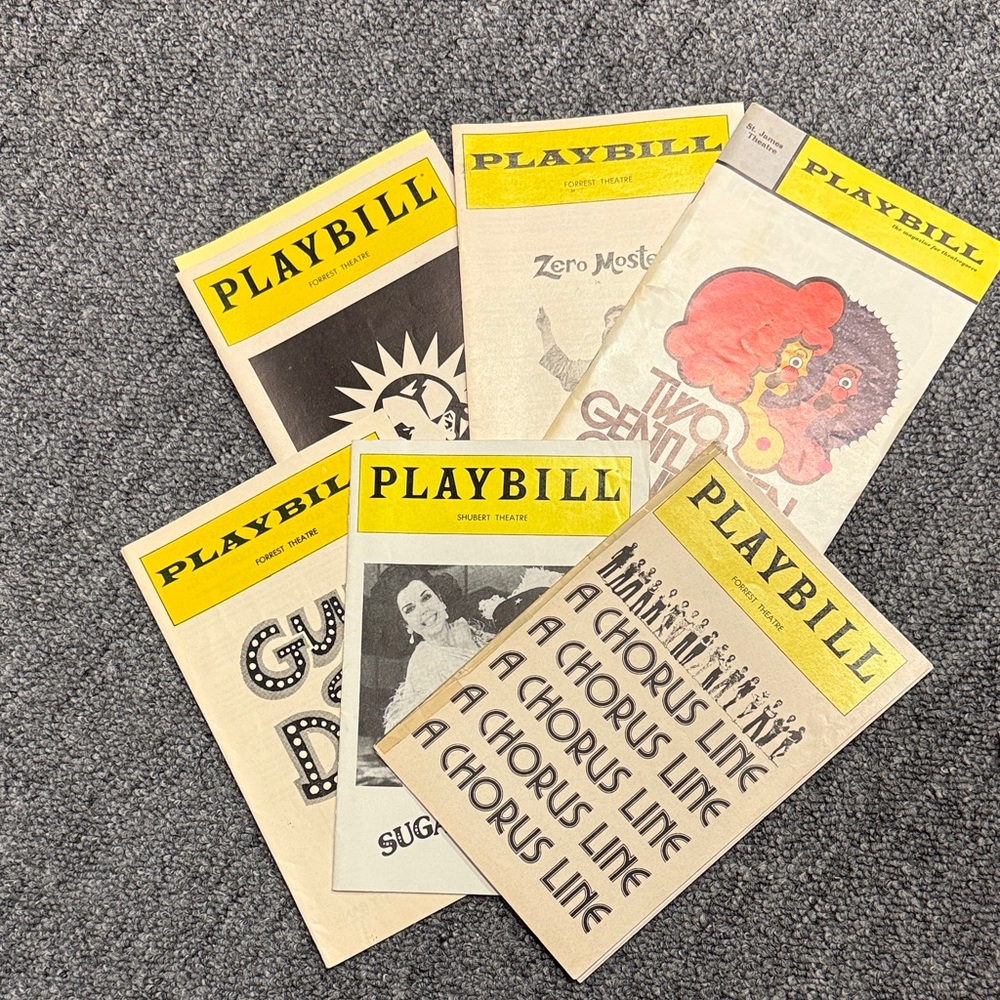 Vintage Playbill Collection